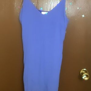 ARITZIA blue beach mini dress